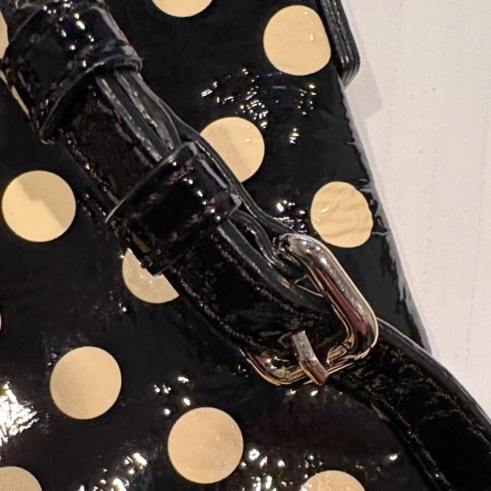 Kate Spade Black and Cream Polka Dot Crossbody Bag - Picture 4 of 5